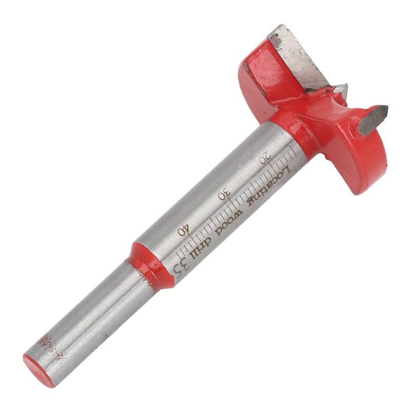 35mm Hinge Boring Jig Kit Hole Locator Red Drill Bit