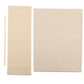 GORGECRAFT 19~20x7~15" Chair Canvas Replacement Beige Casual Director Movie Chair Covers Kit Seat and Back with Two Wood Stick Easy to Clean Folding Chair for Home Patio Supplies Furniture Accessories