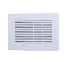 Oatey 34247 Louvered Design Access Panel Frame ABS 6x9 , White