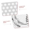 TEHAUX 6pcs Stainless Steel Round Air Vent Covers for Wardrobe