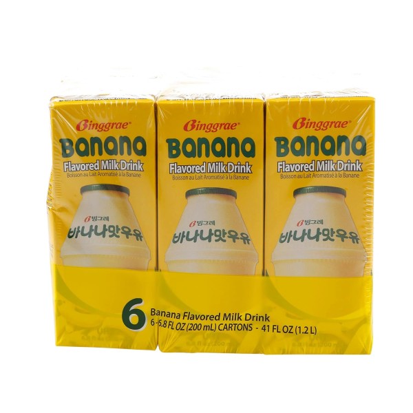 Monkey’s Monkey Inc. Binggrae Banana Flavor Milk 6.8 Fl Oz