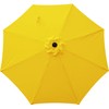 Bond Manufacturing 59630 9ft Aluminum Market Patio Umbrella, Sunflower Yellow