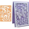 Rectangle Metal Butterflies Cute Butterflies Cutting Dies Embossing Stencils Template