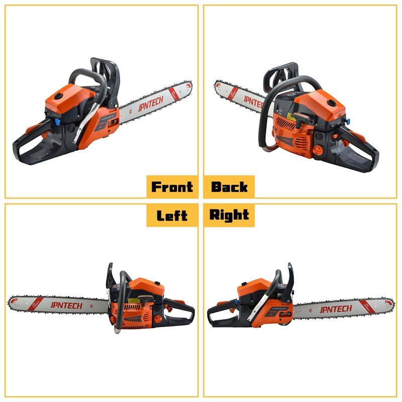 JPNTECH 60cc Gas Chainsaw 20 Inch 2-Cycle Petrol Chainsaw Handheld