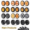8 Inch Plastic Wheel of Lawn Sweeper, Lawn Mower Drive