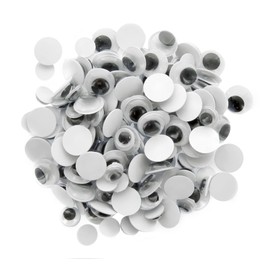 Essentials By Leisure Arts Eyes Sticky Back Moveable Assorted Black 160Pc Googly Eyes, Google Eyes for Crafts, Big Googly for Crafts, Wiggle Eyes, Craft