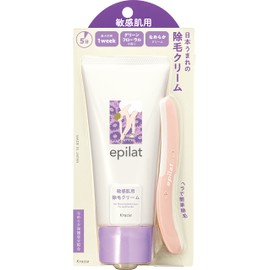 Epirat Hair Removal Cream for Sensitive Skin 5.3 oz (150 g) with Spatula