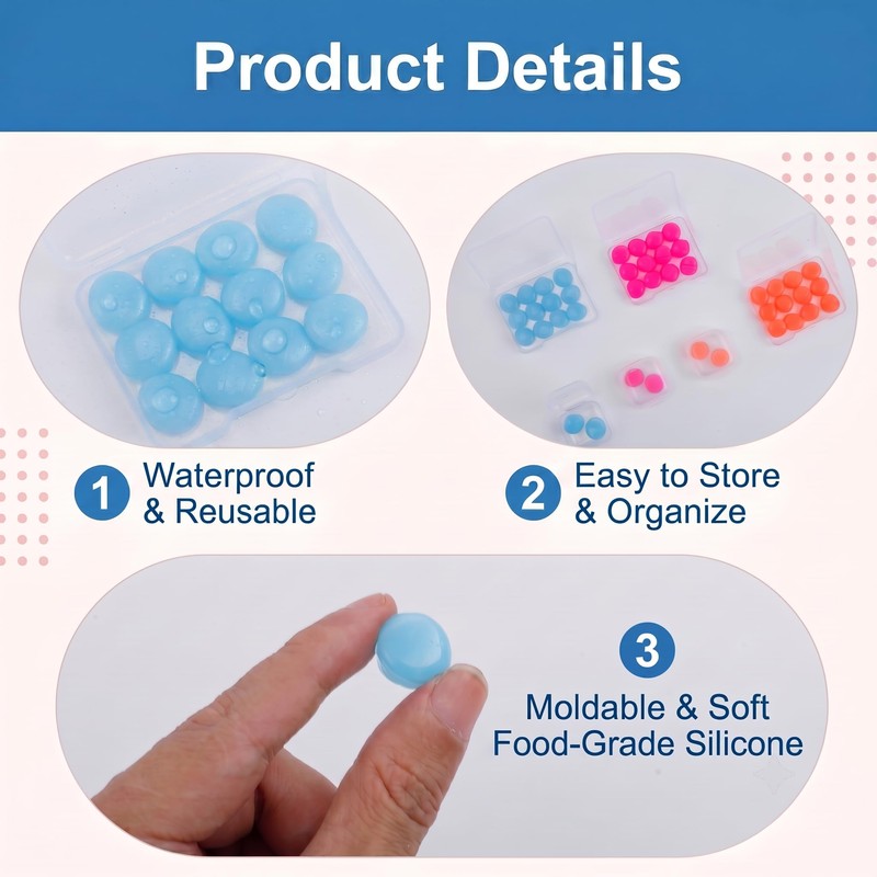 PUREZON Ear Plugs, 21 Pairs