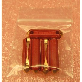 5 Fuses Bullet Ceramic ATS GBC Torpedo 16A (Red), Flosser Germany