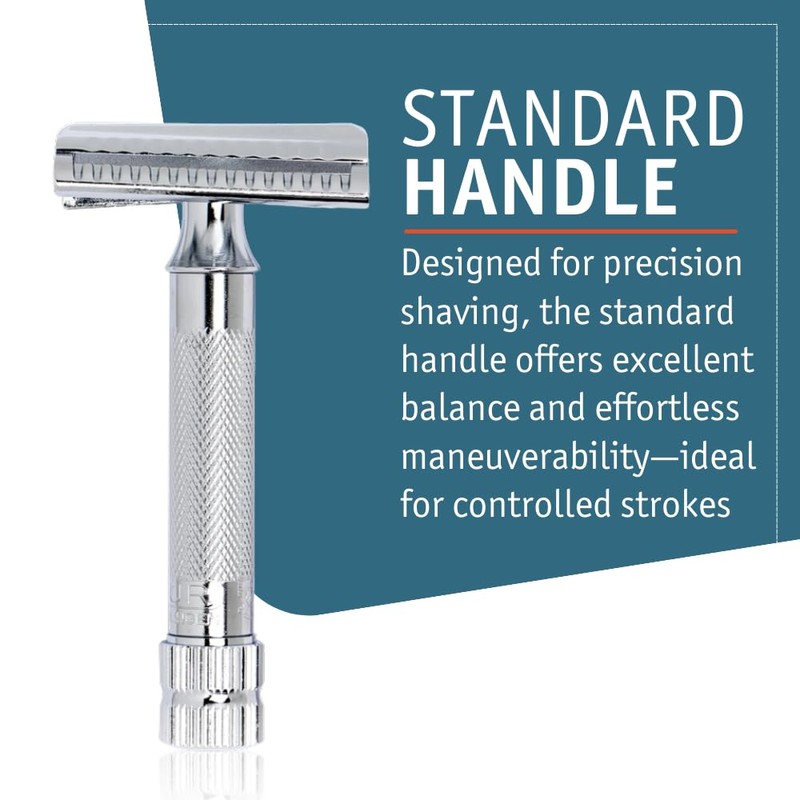 MERKUR 37C Double Edge Safety Razor | Slant Bar Design