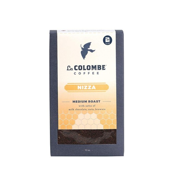 La Colombe Nizza Drip Grind Coffee - 12 Ounce - Full Bodied Medium Roast - Specialty Roasted Coffee