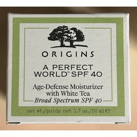 Origins A Perfect World Age-Defense Moisturizer with White Tea SPF 40 1.7oz New