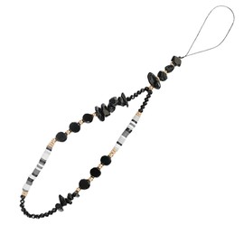 scicent Beaded Phone Charm Wrist Strap Key Chain 7112
