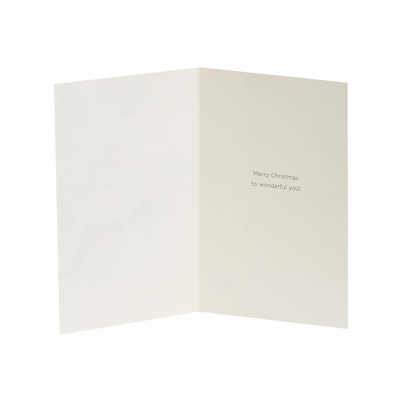 UK Greetings Christmas Card for Husband - Snowman Design