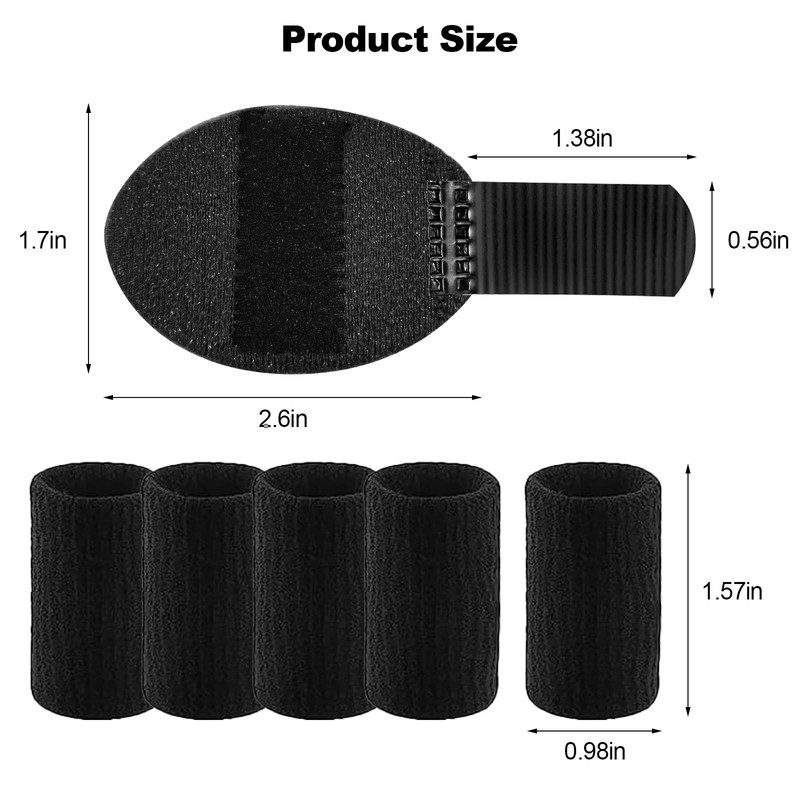 hautllaif Pack of 5 Splint Finger Bandages, Splint Stabiliser for