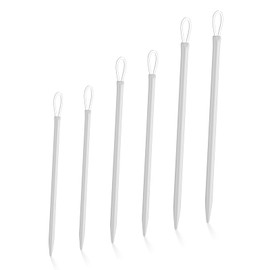 Yuannee Nylon Wool Needles Set,6 PCS Crochet Needles Rope Threader Drawstring Threader Rope Needle Hand Sewing Tools for Fabric Crafts for Darning Weaving Upholster (1.6MM 1.9MM 2.6MM)