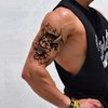 6 Pcs Hannya Tattoo Sticker Arm Tattoo Sticker Waterproof Long