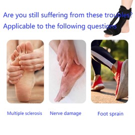 Suweiyuanshiyi Plantar Fasciitis Night Splint,Soft Memory Foam Pad Ankle Brace for Plantar Fasciitis Relief, Foot Drop and Achilles Tendonitis Brace. Night Splint for Plantar Fasciitis Women & Men