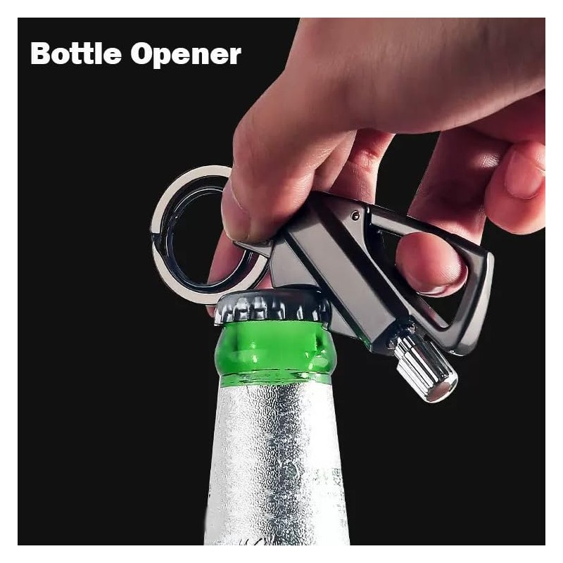 2 Pack Permanent Match Keychain Lighter, Metal Infinity Lighter, Forever