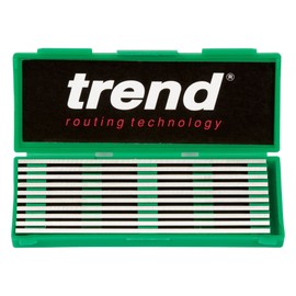 Trend Craft Pro Solid Carbide Planer Blades, 82 x 5.5 x 1.1mm, 5 Pairs, Double Edged Replacement Planer Blades, CR/PB29/5PR
