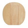 Letter Shaped Piggy Bank Wooden Transparent Panel Portable O Shaped