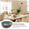 Desk Containers 1Pc Coconut Shell Bowl Storage Bowl Key Container