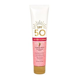 Bath Body Costa Rica Pink Pineapple Sunrise SPF 50 Sunscreen Lotion | 6 Fl Oz