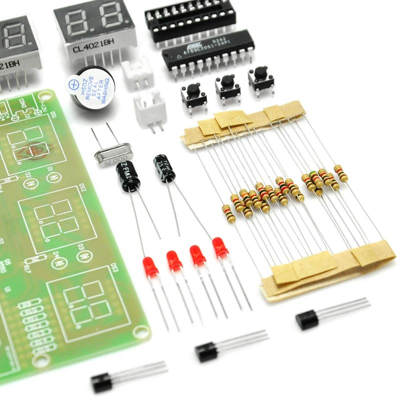 Gikfun 6 Bits Digital LED Electronic Clock DIY Kits PCB