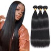 Tuheerst Real Hair Wefts Human Hair Bundles Natural Black Human