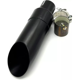 Radiant Cycles 21-25 Honda Rebel CMX 1100 Radiant Cycles Shorty GP Exhaust Black Baffle Bundle