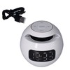 Multifunctional Bluetooth 5.0 Alarm Clock Speaker Rechargeable Ball Shape Portable
