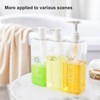 Hokretme 3 Pack 550ml Shampoo and Conditioner Dispenser Shower Soap