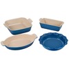Le Creuset Stoneware 4 PC Heritage Bakeware Set, Marseille
