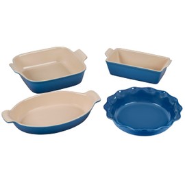 Le Creuset Stoneware 4 PC Heritage Bakeware Set, Marseille