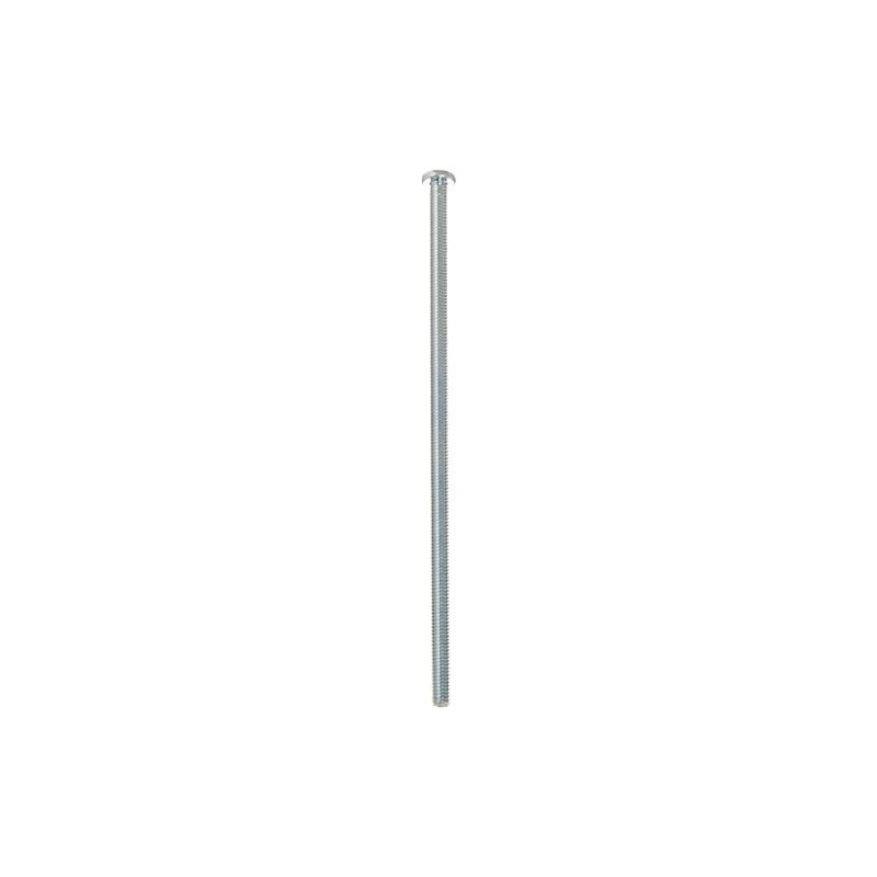 Steel Pan Head Machine Screw, Zinc Plated, Meets ASME B18.6.3,