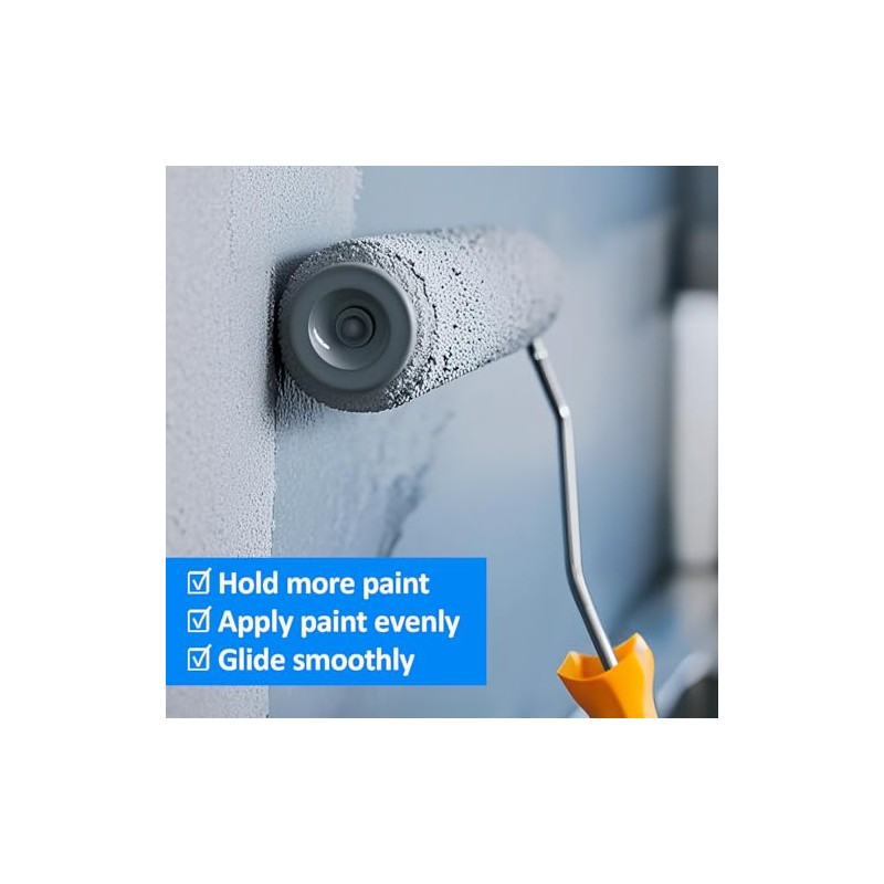 King Origin 9 Inch Microfiber Paint Roller Covers 1/2" Nap