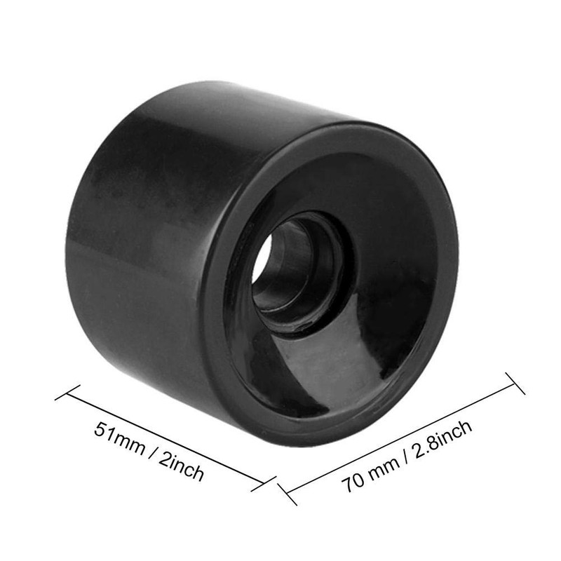 Skateboard Wheels Set of 4 High Strength Durable Weight Capacity