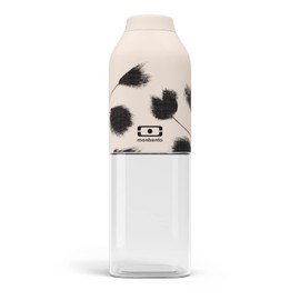 monbento - Small Water Drinking Bottle MB Positive M Plume 500 ml - Leak-Proof Water Drinking Bottle Perfect for Office/Meal Prep/School or Slip into a Handbag - BPA Free - Feather