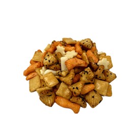 Oriental Rice Crackers, No Artificial Colors, Crunchy & Spicy, Natural!!! (1 LB)
