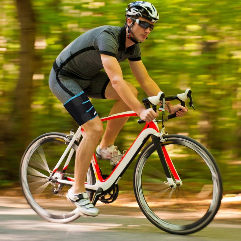 supregear Thigh Wraps Support, Adjustable Compression Neoprene Thigh Sleeve Hamstring