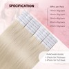 Sweetmet 3rd-Generation Invisible Tape in Hair Extensions Real Human Hair