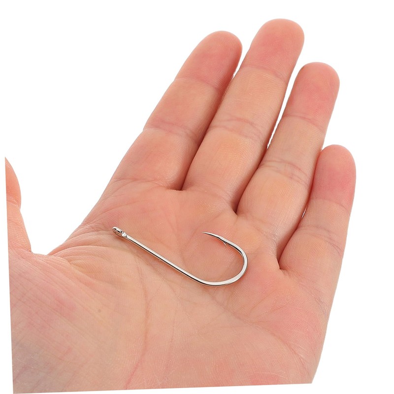 Gatuida 300pcs Double Barbed Carbon Steel Fishing Hooks Beak Shape