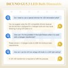 DiCUNO MR16 LED Bulbs Dimmable Daylight White 6000K 50W Halogen