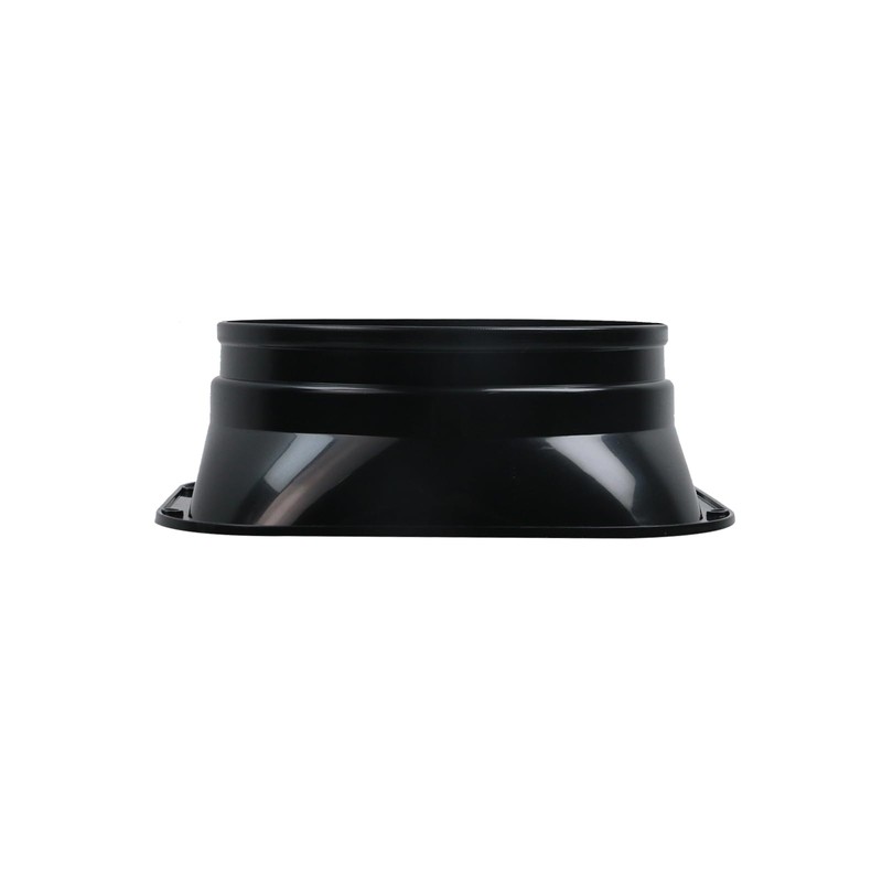 Geesatis 8 inch Duct Connector Flange,Metal Straight Pipe Flange Square