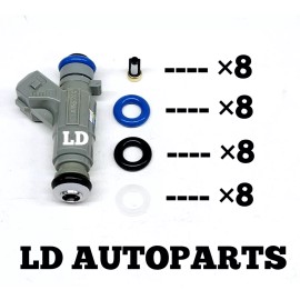 LD AUTOPARTS 0280155744 Repair Kit: Includes Filters, O-rings & Pintle Caps ''V8''