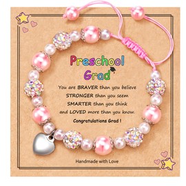 Shonyin Preschool Graduation Gifts, 2025 Preschool Pre k Prek Graduation Gifts Bracelet for Girls