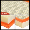 A-Premium Filtro de aire de motor de 2 piezas compatible
