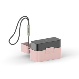 RCstyle Charging Case Silicone Protective Case for DJI Mic Mini, Microphone Protective Case Compatible with DJI Mic Mini, Anti-Drop, Shockproof, Wear-Resistant (Pink)