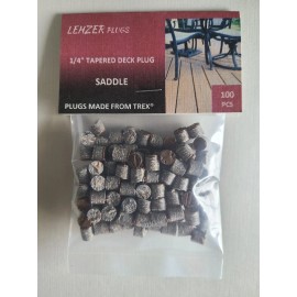 Trex New 1/4" Trex "Saddle" Plugs for Composite Decking
