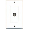 RiteAV 1 Port BNC Wall Plate OVERSIZED Jumbo MIDI